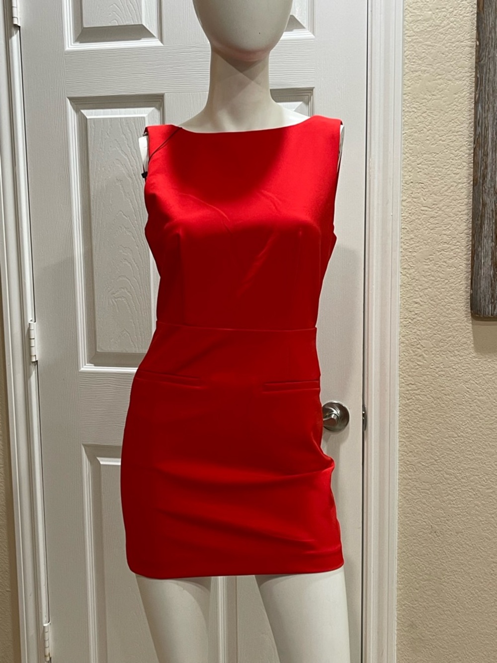 L'Academie Arley Mini Dress in Red Size Small - NWT